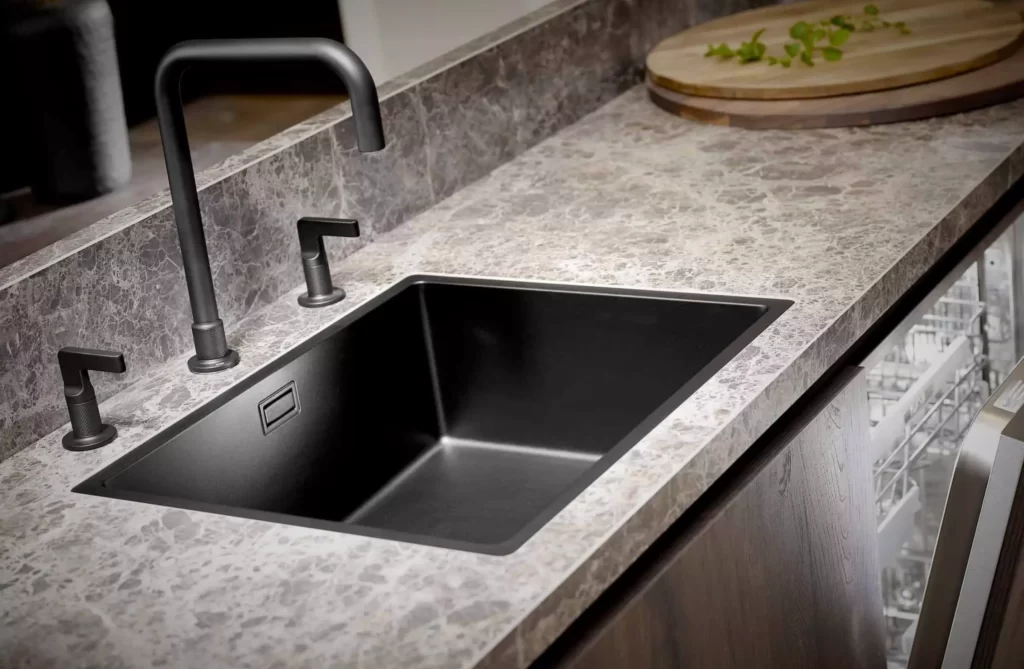 ceramic countertop with sink