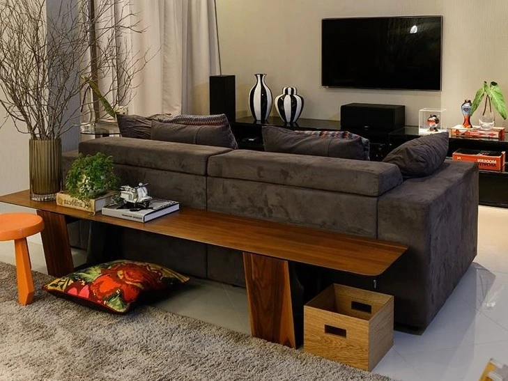 what to put behind sofa in middle of room 96 Ideas