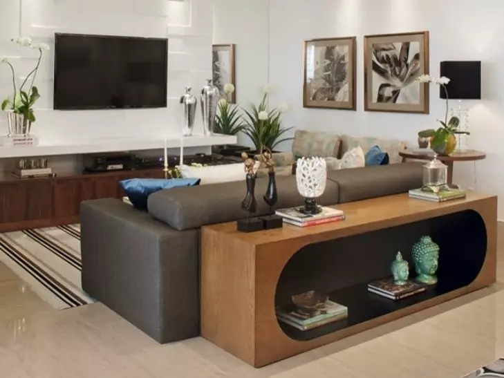 what to put behind sofa in middle of room 96 Ideas