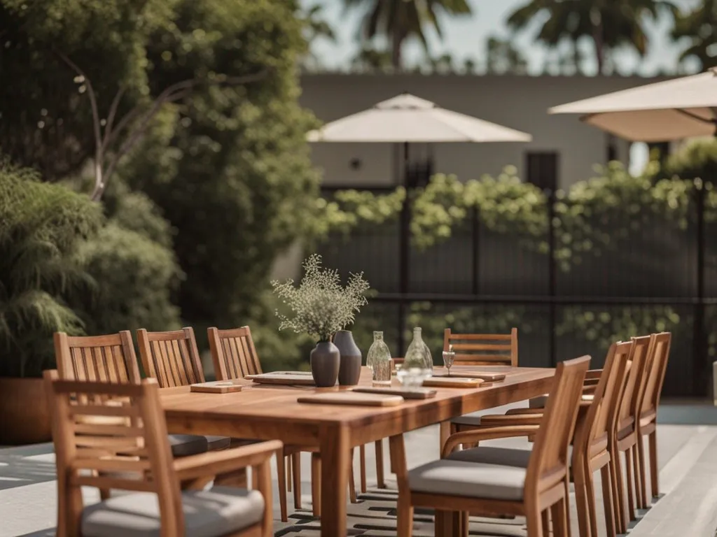 Acacia Wood for Outdoor Furniture Durability, Maintenance, and